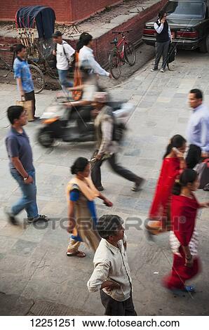 Crowded Thamel Durbar Square; Kathmandu, Nepal View Large Photo Image Stock Image - Crowded Thamel Durbar Square; Kathmandu, Nepal. Fotosearch