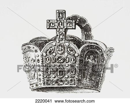 Crown Of The Emperor Charlemagne. From The Cyclopaedia Or Universal Dictionary Of Arts, Sciences And Literature By Abraham Rees, Published London 1820. View Large Photo Image Stock Image - Crown Of The Emperor Charlemagne. From The Cyclopaedia Or Universal Dictionary Of Arts, Sciences And Literature By Abraham Rees, Published London 1820.. Fotosearch