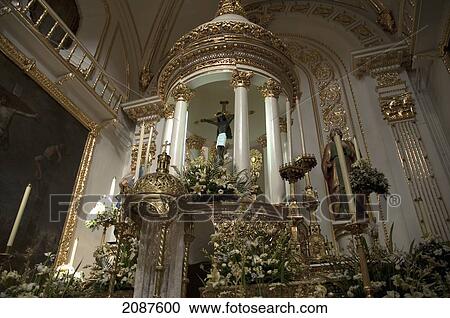 Crucifix On The Main Altar Of Se View Large Photo Image Stock Image - Crucifix On The Main Altar Of Se. Fotosearch