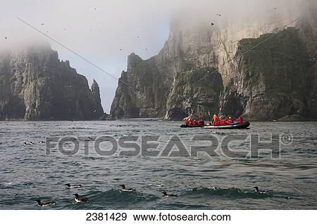 Stock Photo - Cruise around Svalbard; Svalbard, Norway. Fotosearch
