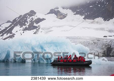 Stock Photo - Cruise around Svalbard; Svalbard, Norway. Fotosearch