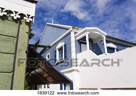 Stock Image - Cruise Ship Terminal Shops; Philipsburg City, St. Maarten Island, Netherlands Antilles, Caribbean. Fotosearch