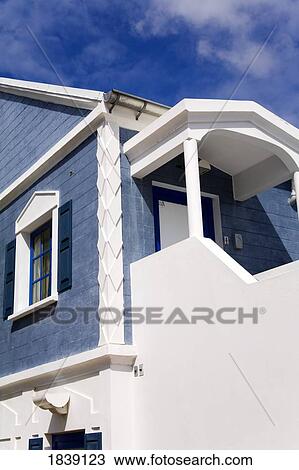 Stock Image - Cruise Ship Terminal Shops; Philipsburg City, St. Maarten Island, Netherlands Antilles, Caribbean. Fotosearch