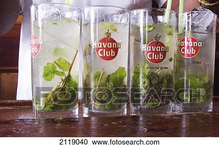 Cuba, Close-up of cocktails; Havana View Large Photo Image Stock Image - Cuba, Close-up of cocktails; Havana. Fotosearch