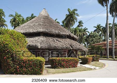 Stock Photo - Cuba, Shop selling souvenirs at a hotel; Santa Clara. Fotosearch