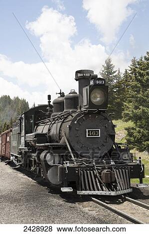 Cumbres and Toltec Scenic Railroad with steam powered locomotive; New Mexico View Large Photo Image Stock Photo - Cumbres and Toltec Scenic Railroad with steam powered locomotive; New Mexico. Fotosearch