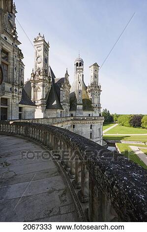 Cupolas On The Roof Terraces Of The Chateau De Chambord, France View Large Photo Image Stock Image - Cupolas On The Roof Terraces Of The Chateau De Chambord, France. Fotosearch