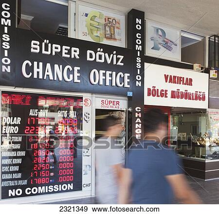 Currency exchange office on city street; Antalaya, Antalaya Province, Turkey View Large Photo Image Stock Photo - Currency exchange office on city street; Antalaya, Antalaya Province, Turkey. Fotosearch
