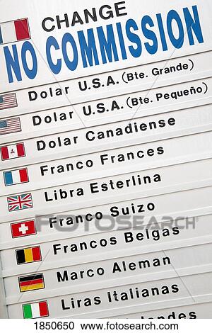 Stock Image - Currency Exchange Sign. Fotosearch