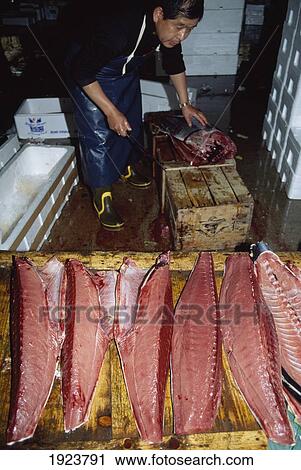 Cutting Tuna Steak View Large Photo Image Stock Image - Cutting Tuna Steak. Fotosearch