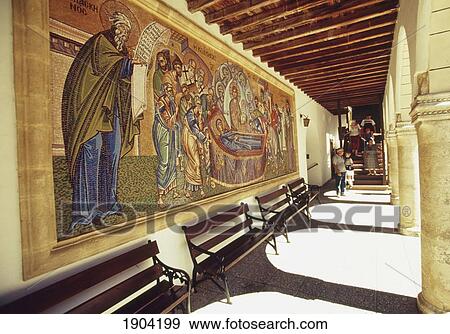 Stock Photo - Cyprus, Marathasa Area, Kykkos Monastery.. Fotosearch