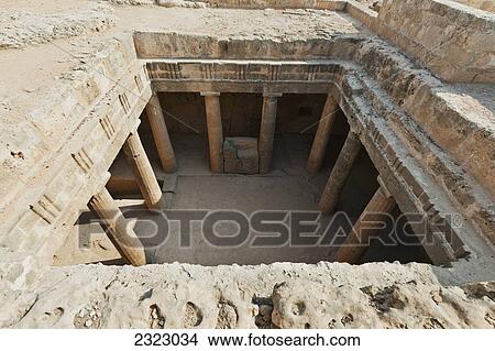 Picture - Cyprus, Paphos, Tomb of Kings. Fotosearch