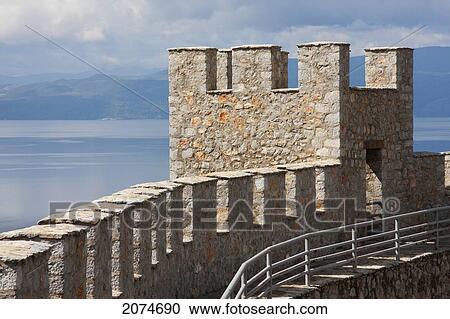 Czar Samuel's Fortress, Ohrid, Macedonia View Large Photo Image Stock Image - Czar Samuel's Fortress, Ohrid, Macedonia. Fotosearch