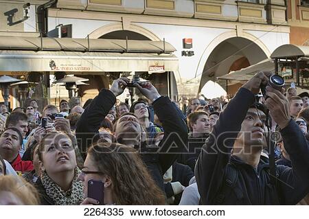 Czech Republic, Group of tourist photographing and looking up; Prague View Large Photo Image Stock Photography - Czech Republic, Group of tourist photographing and looking up; Prague. Fotosearch
