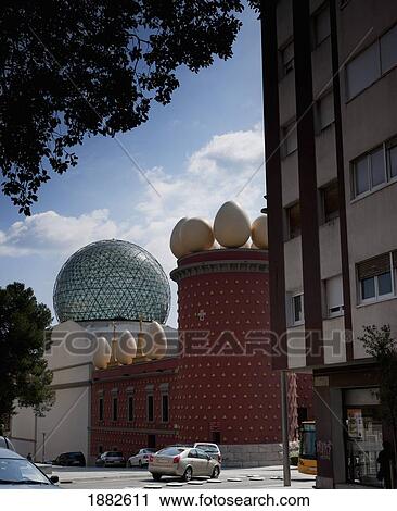 Stock Image - Dali Theatre & Museum; Figueres, Spain. Fotosearch
