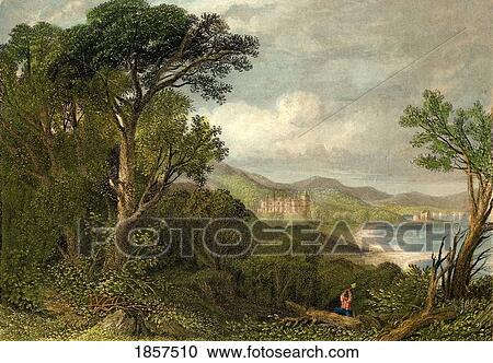 Dalmeny Park, Linlithgow, Scotland. Drawn By Montague Stanley, Enraved By J. T. Willmore. View Large Photo Image Stock Image - Dalmeny Park, Linlithgow, Scotland. Drawn By Montague Stanley, Enraved By J. T. Willmore.. Fotosearch