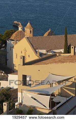 Stock Photo - Dalt Vila, Ibiza Town, Ibiza, Spain. Fotosearch