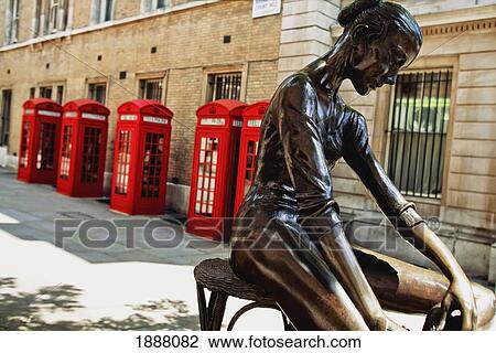 Stock Image - Dancer Sculpture In London. Fotosearch