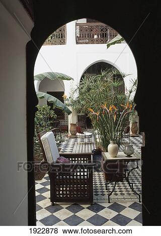 Dar Mouassine; Marrakesh, Morocco View Large Photo Image Stock Photo - Dar Mouassine; Marrakesh, Morocco. Fotosearch
