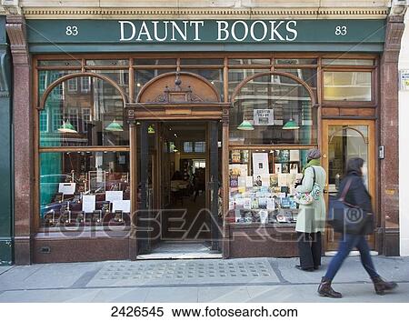 Stock Photography - Daunt Books bookshop, Marylebone High Street; London, England. Fotosearch