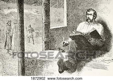 David Livingstone, 1813 To 1873. Scottish Missionary And Explorer Writing In His Diary At Ujiji. From Afrika, Dets Opdagelse, Erobring Og Kolonisation, Published In Copenhagen, 1901. View Large Photo Image Stock Image - David Livingstone, 1813 To 1873. Scottish Missionary And Explorer Writing In His Diary At Ujiji. From Afrika, Dets Opdagelse, Erobring Og Kolonisation, Published In Copenhagen, 1901.. Fotosearch