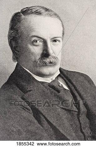 Stock Image - David Lloyd George 1863 To 1945 British Politician From The War Illustrated Album Deluxe Published London 1916. Fotosearch