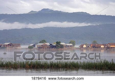 Dawn On Ayeyarwady River View Large Photo Image Stock Photograph - Dawn On Ayeyarwady River. Fotosearch
