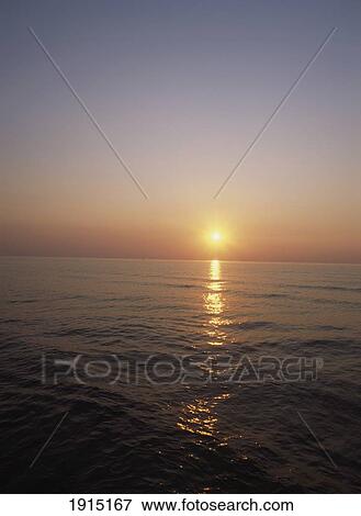 Stock Photo - Dawn Over Lake Malawi. Fotosearch