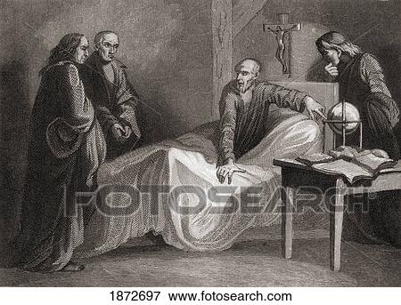 Death Of Saint Ignatius Of Loyola, 1491 To 1556. Spanish Knight, Hermit, Priest And Founder Of The Society Of Jesus. From The Book Los Frailes Y Sus Conventos Published 1854 View Large Photo Image Stock Photo - Death Of Saint Ignatius Of Loyola, 1491 To 1556. Spanish Knight, Hermit, Priest And Founder Of The Society Of Jesus. From The Book Los Frailes Y Sus Conventos Published 1854. Fotosearch