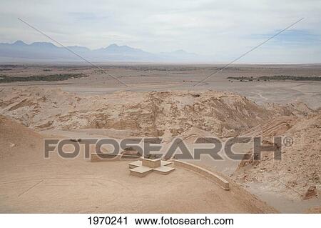 Stock Image - Death Valley In The Cordillera De La Sal, Antofagasta Region, Chile. Fotosearch