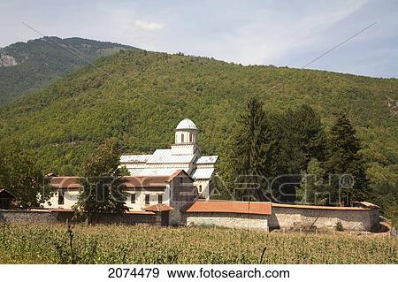 Decani Monastery, Kosovo View Large Photo Image Stock Photo - Decani Monastery, Kosovo. Fotosearch