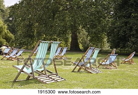 Deckchairs For Hire In St James's Park View Large Photo Image Stock Image - Deckchairs For Hire In St James's Park. Fotosearch