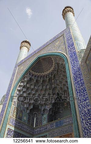 Decorated stalactites (muqarnas) within Iwan entrance to Imam Mosque, Imam Square; Isfahan, Iran View Large Photo Image Stock Image - Decorated stalactites (muqarnas) within Iwan entrance to Imam Mosque, Imam Square; Isfahan, Iran. Fotosearch