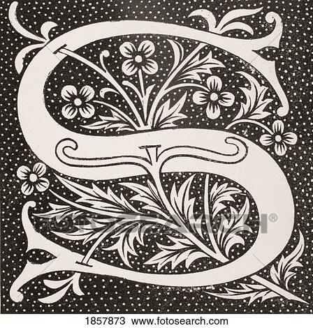 Stock Image - Decorative Capital Letter S. Fotosearch