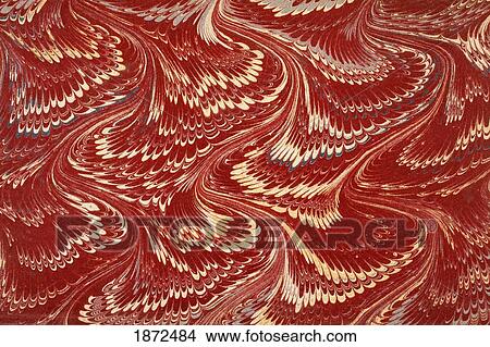 Decorative Endpaper From A Nineteenth Century Book. View Large Photo Image Picture - Decorative Endpaper From A Nineteenth Century Book.. Fotosearch