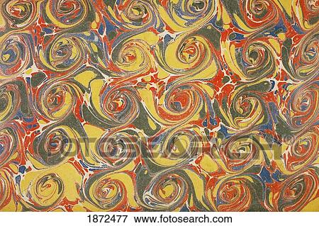 Decorative Endpaper From A Nineteenth Century Book. View Large Photo Image Stock Photo - Decorative Endpaper From A Nineteenth Century Book.. Fotosearch