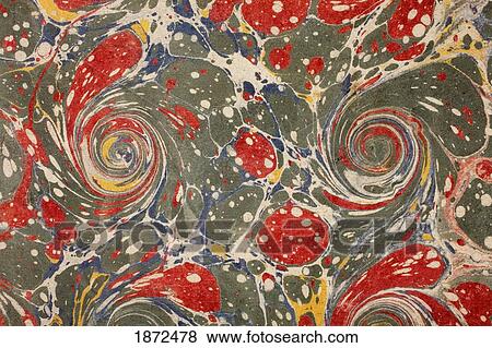 Decorative Endpaper From A Nineteenth Century Book. View Large Photo Image Stock Photo - Decorative Endpaper From A Nineteenth Century Book.. Fotosearch