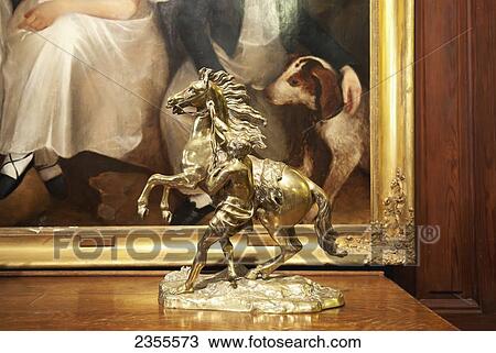 Stock Image - Decorative Ornament And Painting In Ashford Castle; County Galway, Ireland. Fotosearch