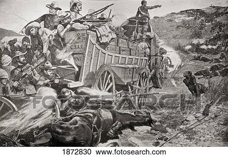 Defending A Laager During The Matabele Wars. From The Book South Africa And The Transvaal War, Volume 1 By Louis Creswicke, Published 1900. View Large Photo Image Stock Image - Defending A Laager During The Matabele Wars. From The Book South Africa And The Transvaal War, Volume 1 By Louis Creswicke, Published 1900.. Fotosearch