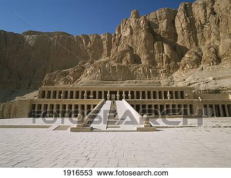 Stock Image - Deir El-Bahri Or Hatsheput's Temple. Fotosearch