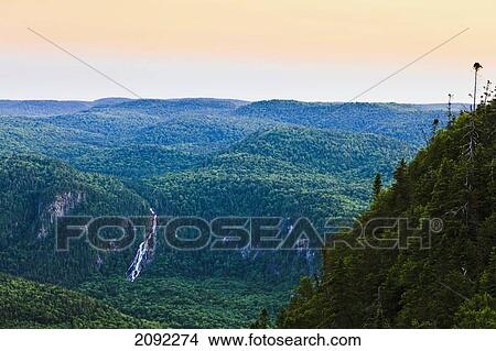 Delaney Falls In Bras-Du-Nord Valley; Saint-Raymond Quebec Canada View Large Photo Image Picture - Delaney Falls In Bras-Du-Nord Valley; Saint-Raymond Quebec Canada. Fotosearch