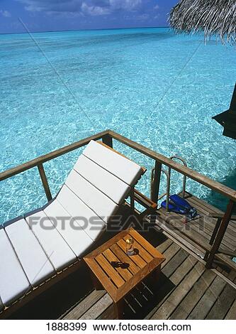 Stock Photo - Deluxe Lagoon Villa. Fotosearch