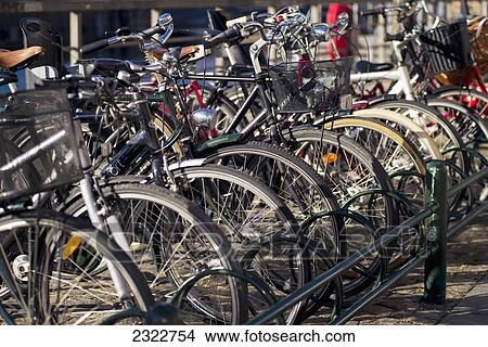 Denmark, Bicycles; Copenhagen View Large Photo Image Picture - Denmark, Bicycles; Copenhagen. Fotosearch