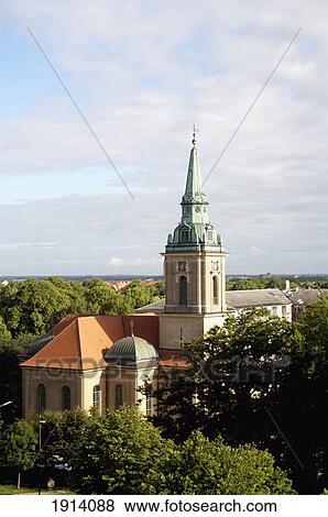 Stock Photo - Denmark, Church; Aalborg. Fotosearch