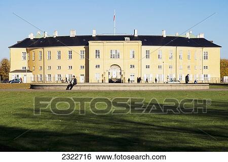 Stock Photograph - Denmark, Frederiksberg Palace in Frederiksberg Park; Copenhagen. Fotosearch