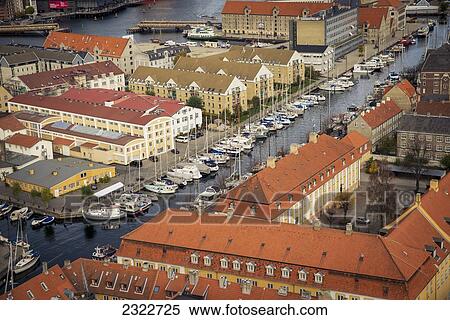 Stock Photography - Denmark, Views from palladian dutch baroque style Our Saviour's Church; Copenhagen. Fotosearch