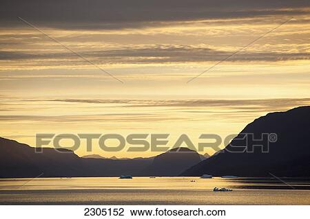 Denmark, West coast scenery; Greenland View Large Photo Image Stock Image - Denmark, West coast scenery; Greenland. Fotosearch