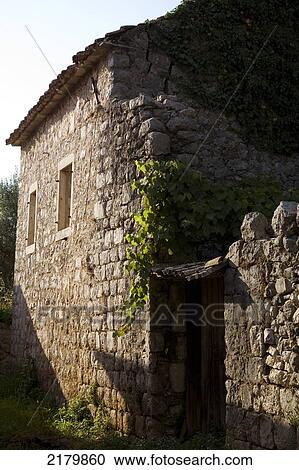 Derelict Barn, Perast, Monte. Tif View Large Photo Image Stock Image - Derelict Barn, Perast, Monte. Tif. Fotosearch