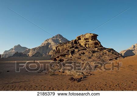 Stock Photo - Desert In Wadi Rum, Jordan, Middle East. Fotosearch