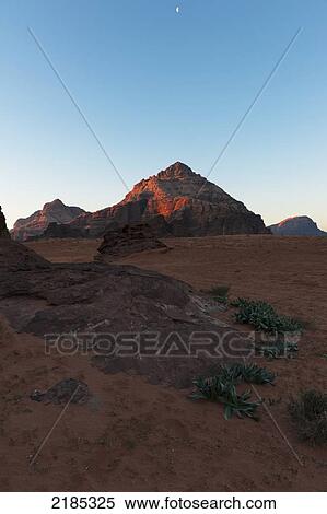 Stock Photography - Desert In Wadi Rum, Jordan, Middle East. Fotosearch